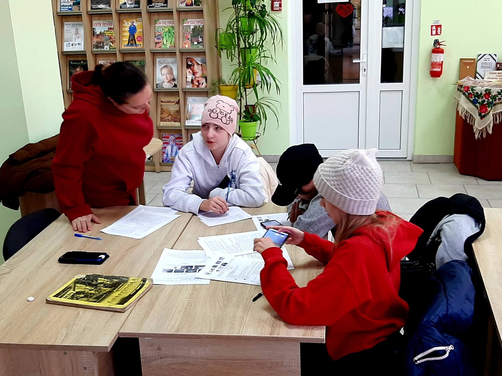 Уроки англійської в бібліотеці